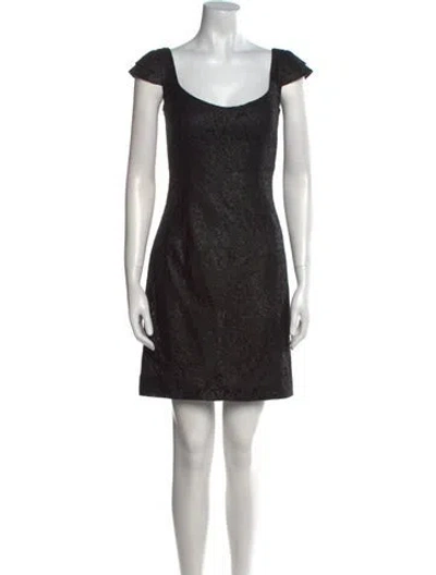 Pre-owned L'wren Scott Wool Mini Dress W/ Tags In Black