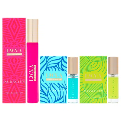 Lwya Audacity Discovery Set By  For Women - 3 Pc Mini Gift Set 0.27oz Audacity Edp Spray (mini), 0.1o In Multi