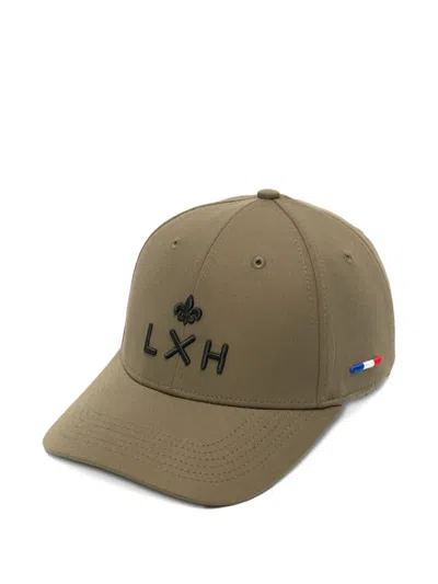 Lxh Logo-embroidered Baseball Cap In Brown