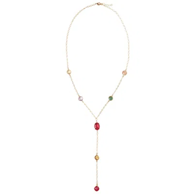 Lya Soul Jewelry Women's Gold Freya Lariat Necklace