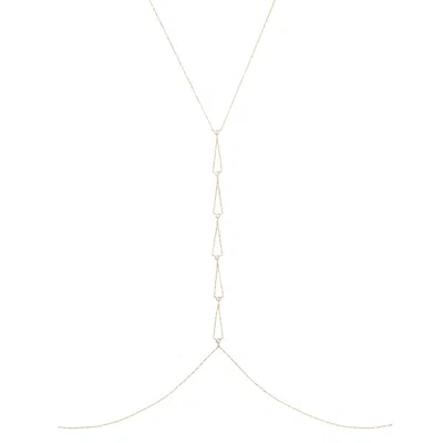 Lya Soul Jewelry Women's Gold / Neutrals Atabey Body Chain