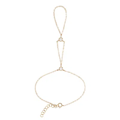 Lya Soul Jewelry Women's Gold / Neutrals Atabey Hand Chain