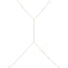 Lya Soul Jewelry Women's Gold / Neutrals Nahla Body Chain In Gold