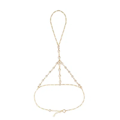 Lya Soul Jewelry Women's Gold / Neutrals Paloma Hand Chain