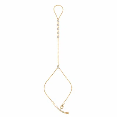 Lya Soul Jewelry Women's Gold / Neutrals Selene Hand Chain