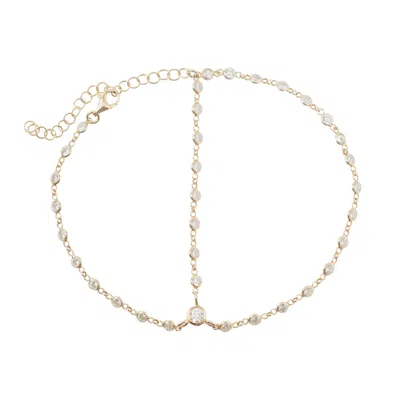 Lya Soul Jewelry Women's Gold / Neutrals Soraya Thumb Chain