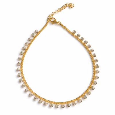 Lya Soul Jewelry Women's Gold Orbit Anklet