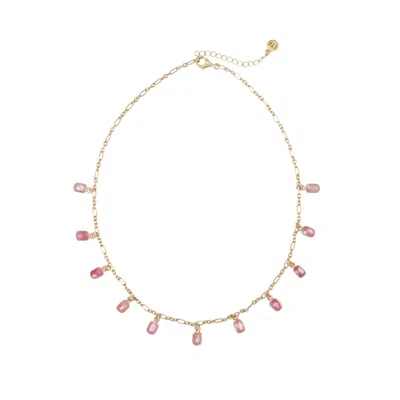 Lya Soul Jewelry Women's Gold / Red Pandora Choker In Multi