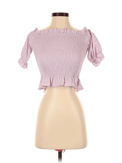Pre-owned Lyaner 3/4 Sleeve Blouse In Pink