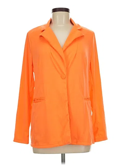 Pre-owned Lyaner Blazer Jacket In Orange