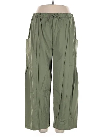 Pre-owned Lyaner Cargo Pants In Green