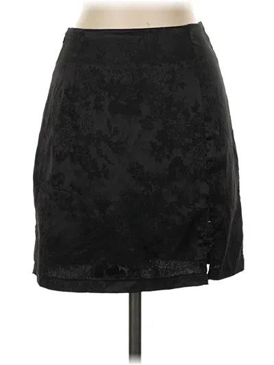 Pre-owned Lyaner Casual Skirt In Black