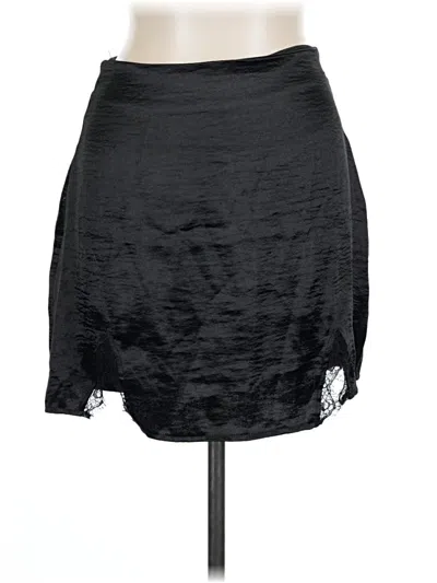 Pre-owned Lyaner Casual Skirt In Black