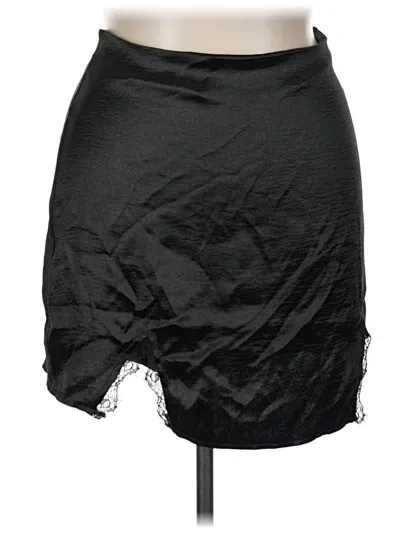Pre-owned Lyaner Casual Skirt In Black
