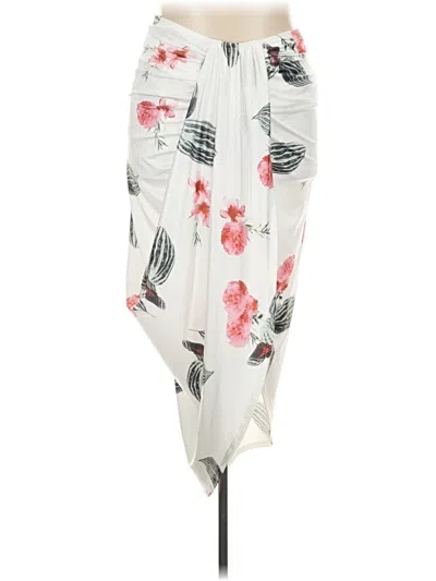 Pre-owned Lyaner Casual Skirt In Ivory