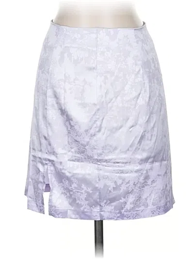 Pre-owned Lyaner Casual Skirt In Silver
