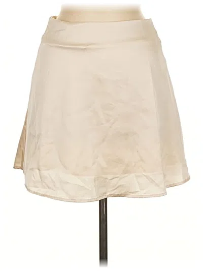 Pre-owned Lyaner Casual Skirt In White