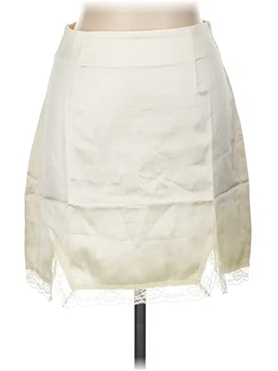 Pre-owned Lyaner Casual Skirt In White