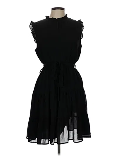 Pre-owned Lyaner Cocktail Dress In Black