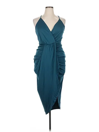 Pre-owned Lyaner Cocktail Dress In Blue