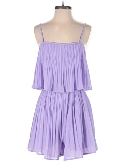 Pre-owned Lyaner Cocktail Dress In Purple