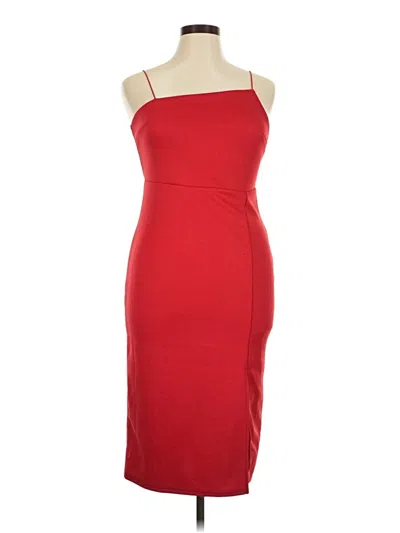 Pre-owned Lyaner Cocktail Dress In Red