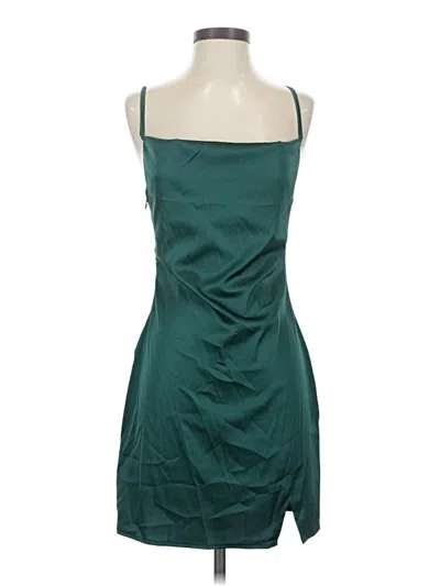 Pre-owned Lyaner Cocktail Dress In Teal
