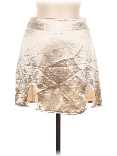 Pre-owned Lyaner Formal Skirt In Tan
