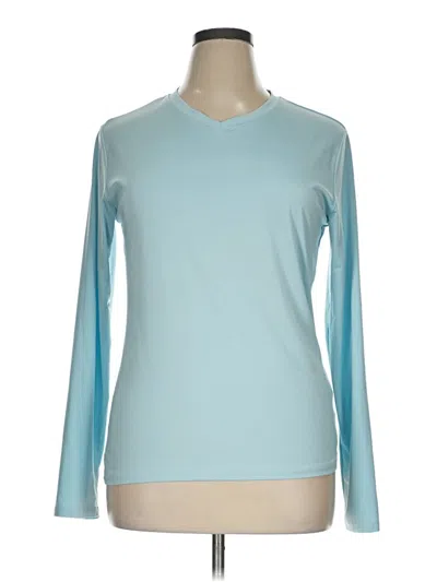 Pre-owned Lyaner Long Sleeve T-shirt In Blue
