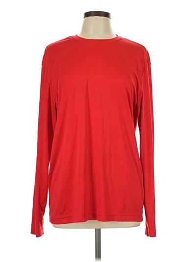 Pre-owned Lyaner Long Sleeve T-shirt In Red