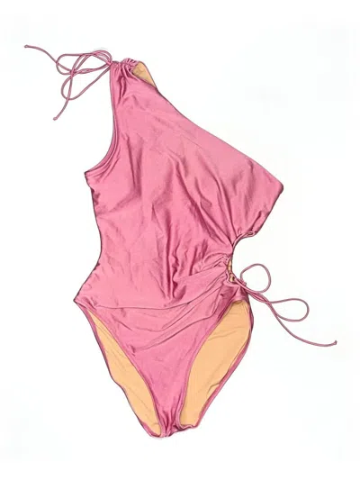 Pre-owned Lyaner One Piece Swimsuit In Pink