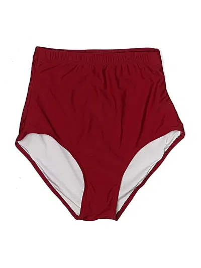 Pre-owned Lyaner Swimsuit Bottoms In Burgundy