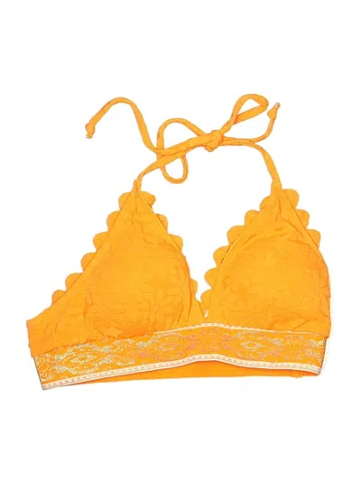 Pre-owned Lyaner Swimsuit Top Yellow Swimwear