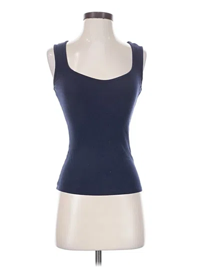 Pre-owned Lyaner Tank Top Blue Strapless Neckline Tops