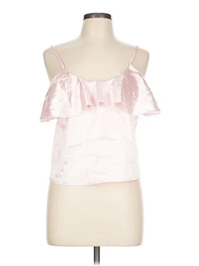 Pre-owned Lyaner Tank Top Pink Strapless Neckline Tops