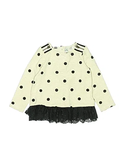 Pre-owned Lydia Jane Kids' Long Sleeve Blouse In Yellow