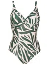 Lygia & Nanny Adriana Abstract-print One-piece In Green