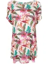 Lygia & Nanny Allat Botanical-print Minidress In Multicolour