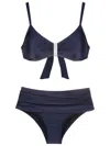 Lygia & Nanny Anne Two-piece Bikini Set In Blue