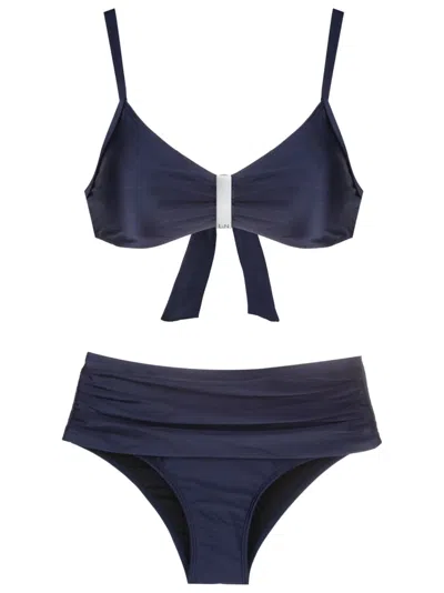 Lygia & Nanny Anne Two-piece Bikini Set In Blue