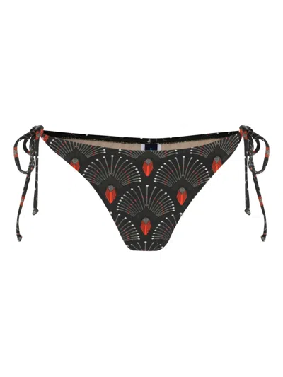 Lygia & Nanny Asteca Bikini Bottoms In Gray