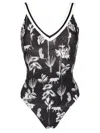 Lygia & Nanny Balboa Graphic-print One-piece In Black