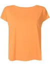 Lygia & Nanny Basic Round-neck T-shirt In Yellow