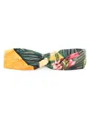 Lygia & Nanny Bethania Floral-print Headband In 彩色