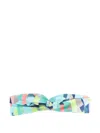 Lygia & Nanny Bethania Geometric-print Headband In Green
