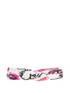 Lygia & Nanny Bethania Knotted Abstract-print Headband In White
