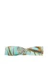 Lygia & Nanny Bethania Twisted Floral Headband In Blue