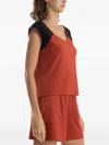 Lygia & Nanny Colour-block T-shirt In Red