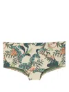 Lygia & Nanny Copacabana Jungle-print Swimming Trunks In White