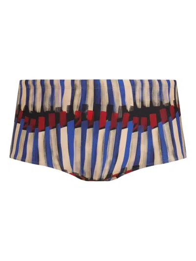Lygia & Nanny Copacabana Printed Swimming Trunks In Multi